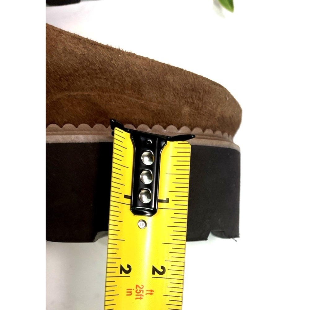 Vionic Fairfax Clog Mule Size 11 US Brown Suede Lug Sole Slip On - Picture 9 of 12